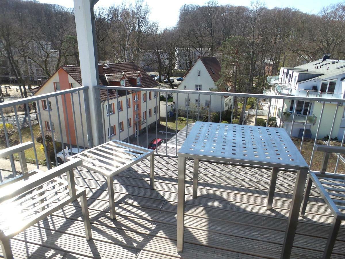 Fewo Direkt Am Strand Mit Meerblick Und Suedbalkon, Villa Freia 27, Binz Eksteriør billede